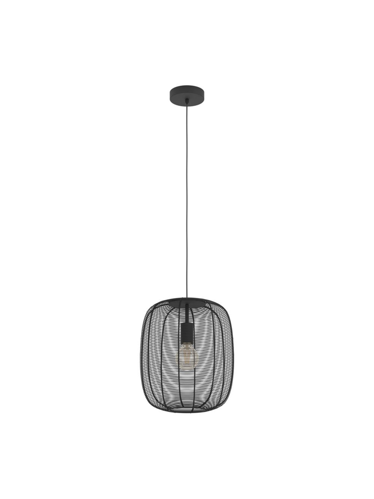 EGLO RINROE PENDELLEUCHTE E27 SCHWARZ