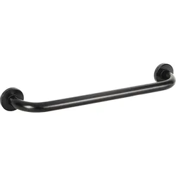 Brillantbad BELP Haltegriff Eisen Gummi Schwarz 106x680x80 mm, 120 kg Traglast für Bad & WC >> zum Bohren