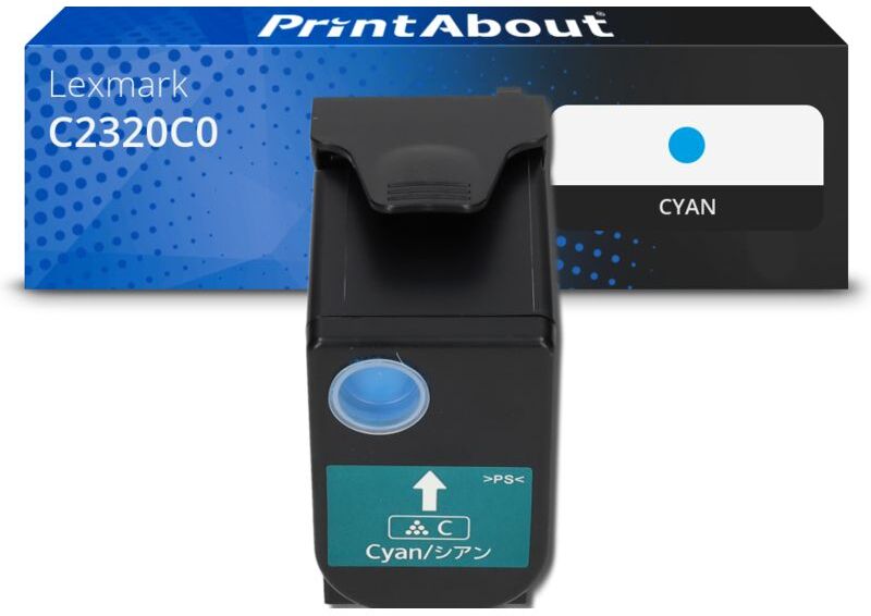 PrintAbout Toner kompatibel mit Lexmark C2320C0 - Cyan