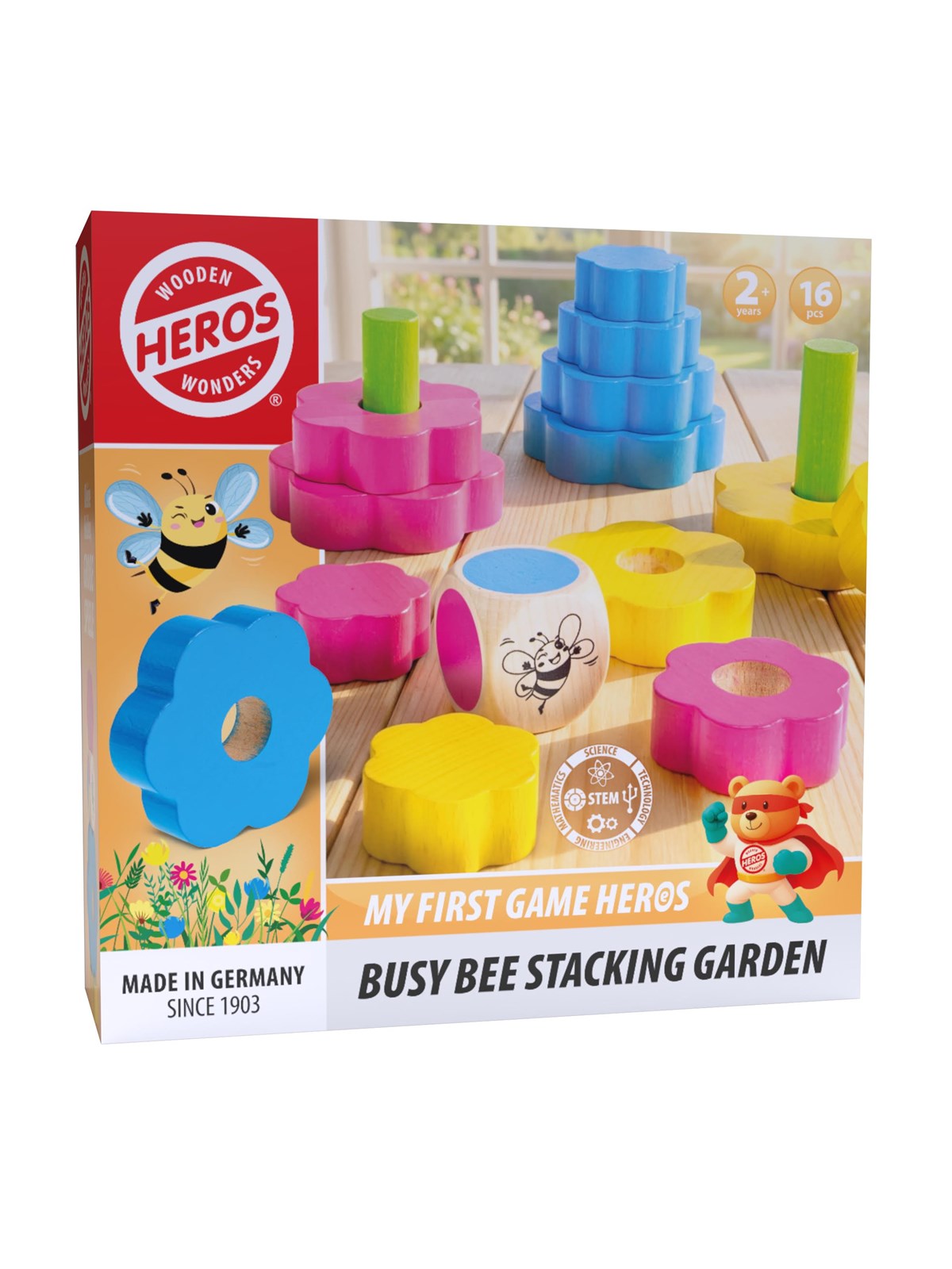 Heros My First Game: Busy Bee Stacking Garden