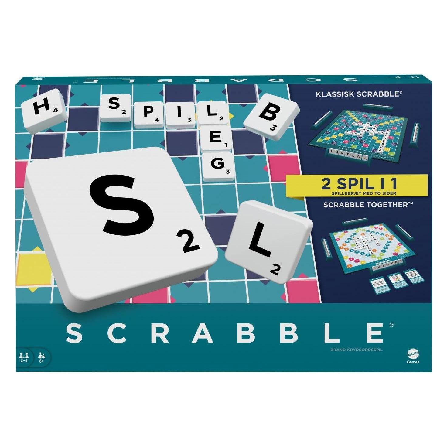 Mattel Scrabble (Dänisch, 2 - 4 Spieler) (967-2406)