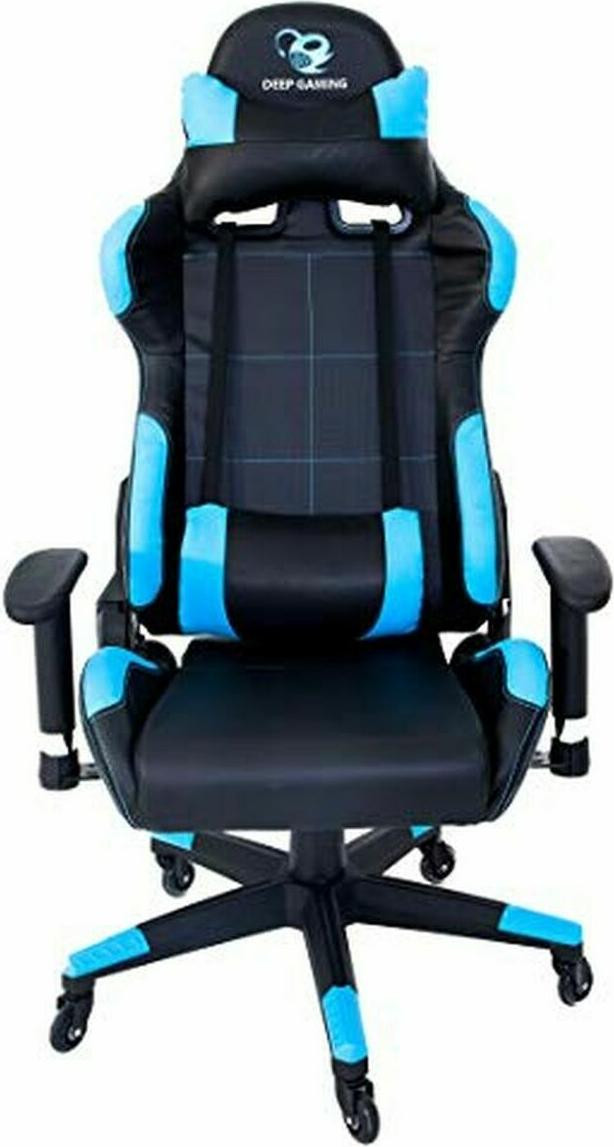 Deep Gaming Deep Command Gamingstoel - Zwart/Blauw