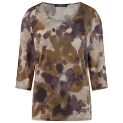 Rundhals-Shirt Fadenmeister Berlin beige, 46