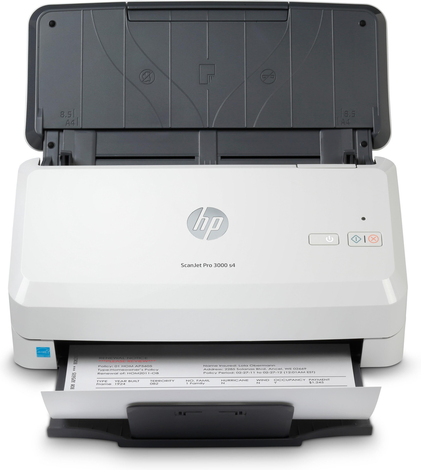 HP ScanJet Pro 3000 s4 Sheet-fed Scanner, Wit
