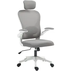 BÜROSTUHL Polyester Kunststoff Grau