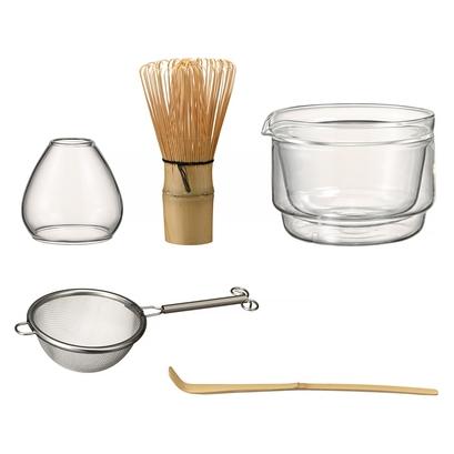 Hario Zestaw do matchy Matcha Tea Gift Set - Przezroczysty (4977642800199)