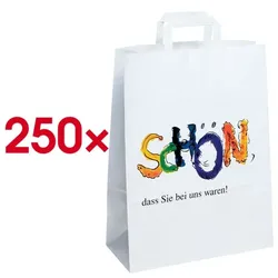 OTTO Office Papier-Tragetaschen 8 Liter »Schön, dass Sie bei uns waren«