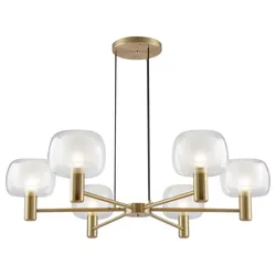 Kronleuchter Vision Goldfarben max. 60 Watt