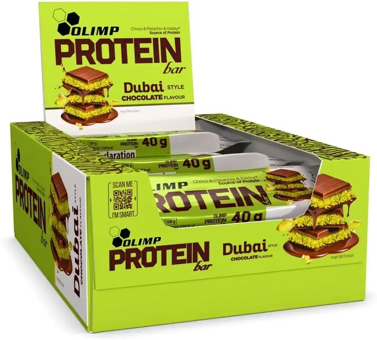 Olimp Protein Bar 25 uds x 40g Chocolate Dubai