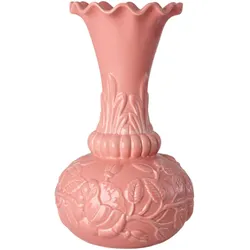 RICE Keramik Vase Groß, Coral - H32 Ø19.5 cm
