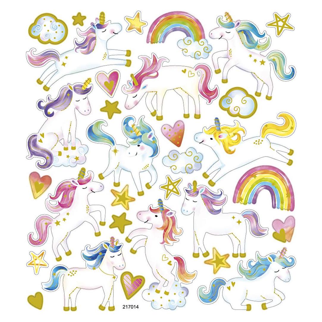 Creativ Company Sticker Einhorn (31 Sticker) (29121)