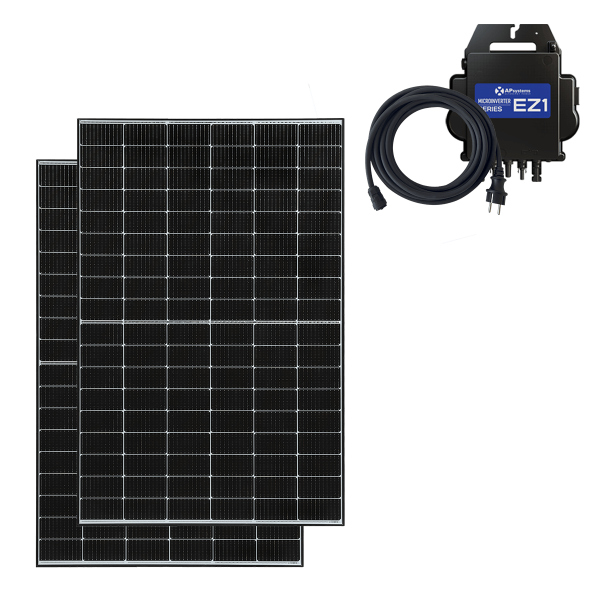 Jinko Solar Set: Balkonanlage APsystems mit 2x JinkoSolar MM405-54HLD-MBV