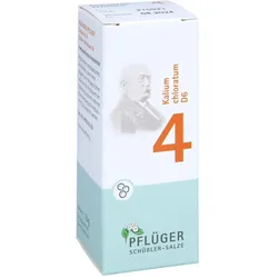 Biochemie Pflüger Globuli Nr. 4 Kalium chloratum D6