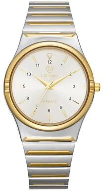 Uplift Essentials Luxury Golden Stainless Steel Quartz Watch Elegant Japan Movement Wristwatch For Men And Women men Silver