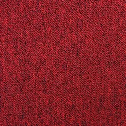 20 Stück Teppichfliesen 50 x 50 cm Fieberrot