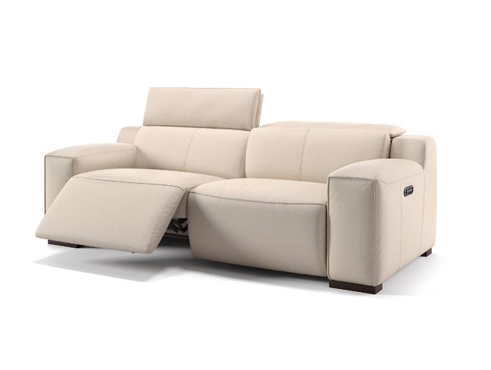Ledergarnitur 3-Sitzer LORETO Relaxsofa Relax Couch