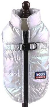 Uplift Essentials Radiant Warmth Rainbow Gradient Puffer Vest grey 2xl