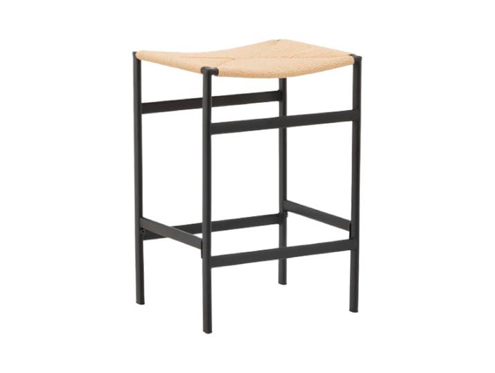 Design Barhocker „Polly“ Schwarz/Beige VE DESIGN