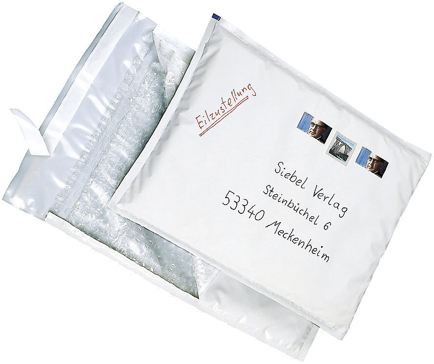 kaiserkraft Versandtasche aroFOL® poly, VE 100 Stk, Innen-LxB 215 x 145 mm, ab 100 VE