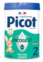 Picot Picogest Lait de Suite 2ème Âge de 6 à 12 Mois 800 g - Boîte