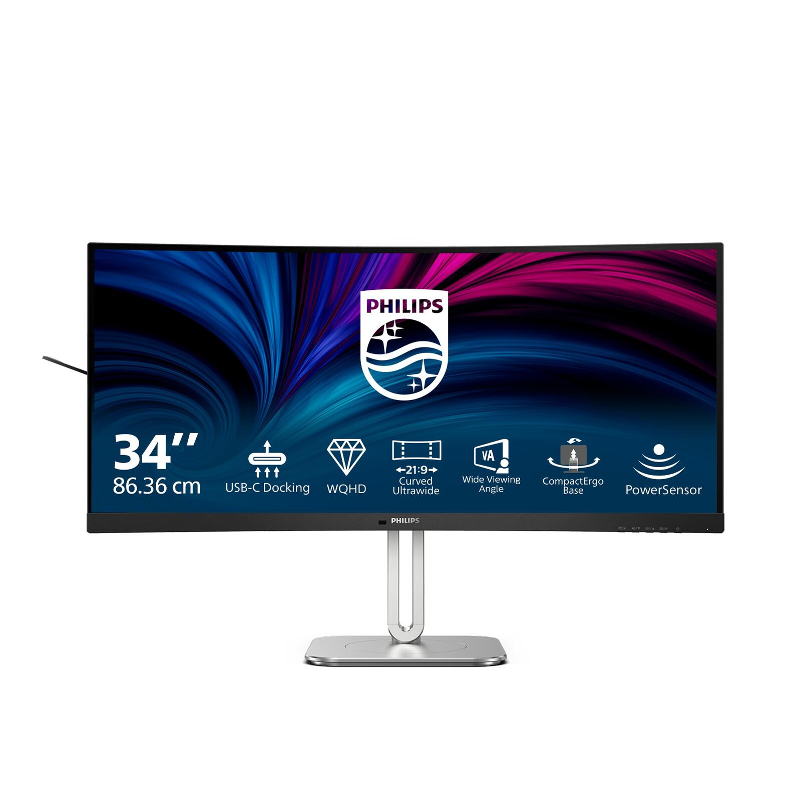 Philips 34B2U5600C Curved Monitor 86,36 cm (34 Zoll) 34B2U5600C/00