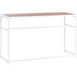 GARTEN-BARTISCH 150/50 cm Braun/Weiß Avetrana