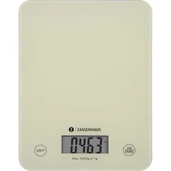ZASSENHAUS Digitale Küchenwaage BALANCE, creme