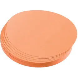 FRANKEN Moderationskarten Ø 19,5 cm orange