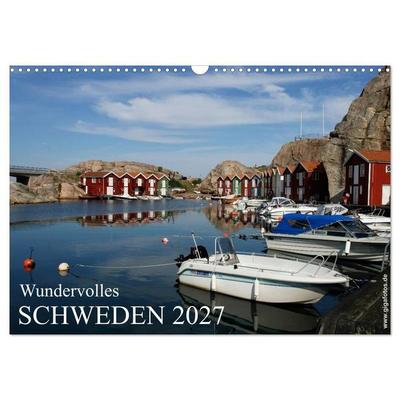 Wundervolles Schweden 2027 (Wandkalender 2027 DIN A3 quer), CALVENDO Monatskalender