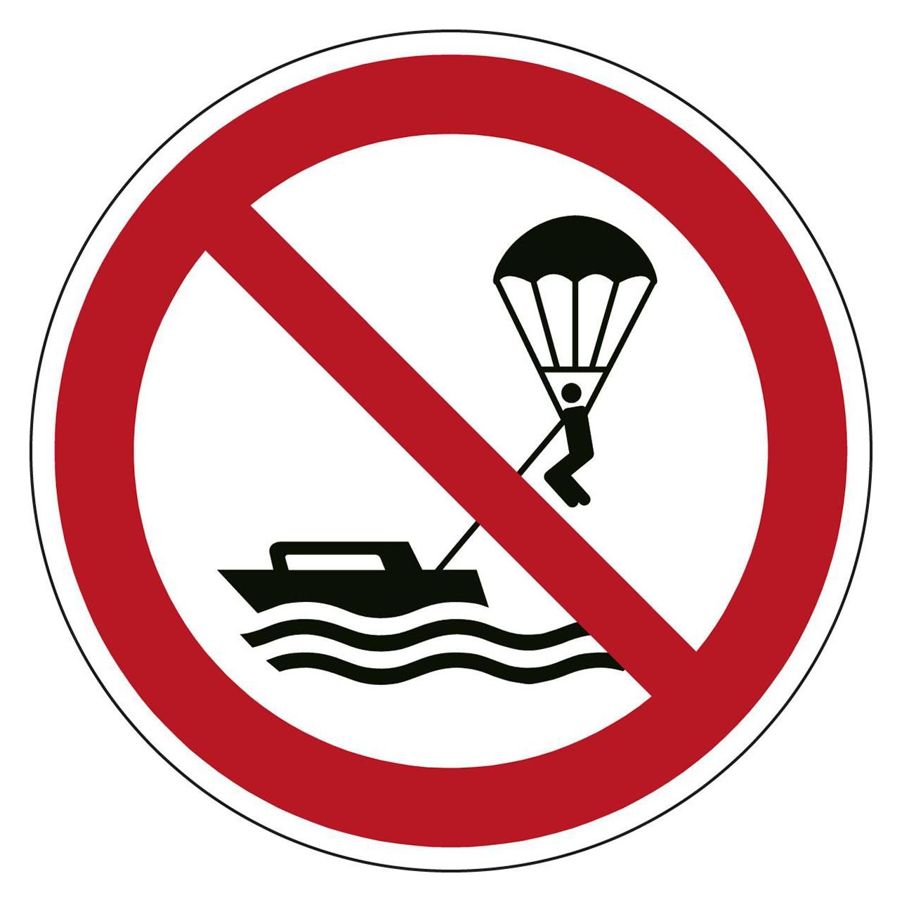 Brady ISO-Sicherheitsschild - Parasailing verboten (P/P066/NT/PP-DIA315-1)