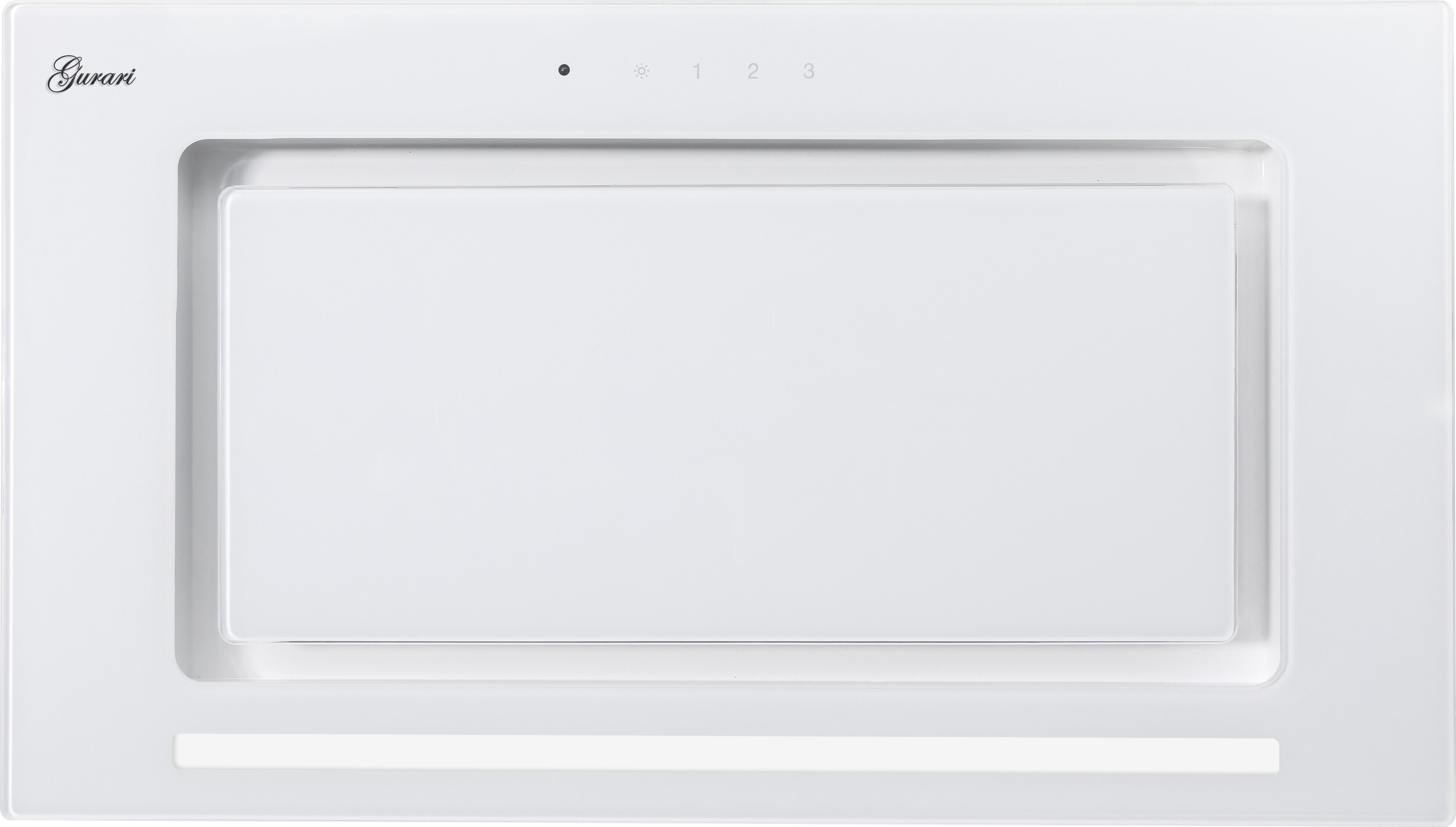 Gurari GCH D E 217 WH Einbau Dunstabzugshaube Deckenhaube 52cm 1000m³/h Weißglas Lüfterbaustein