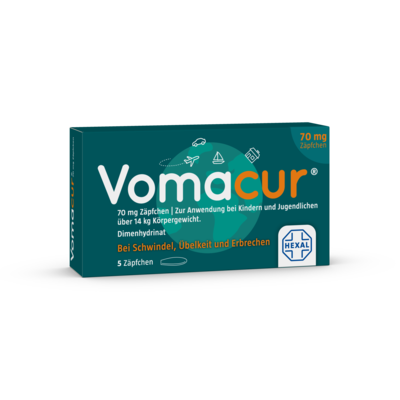 Hexal AG VOMACUR 70 Suppositorien 5 St 03879636