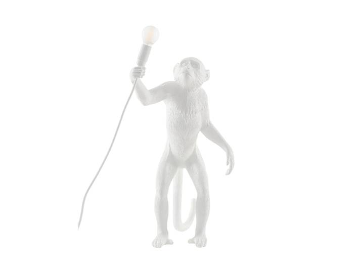 LED Design Tischlampe „The Monkey Standing“ Weiss Seletti