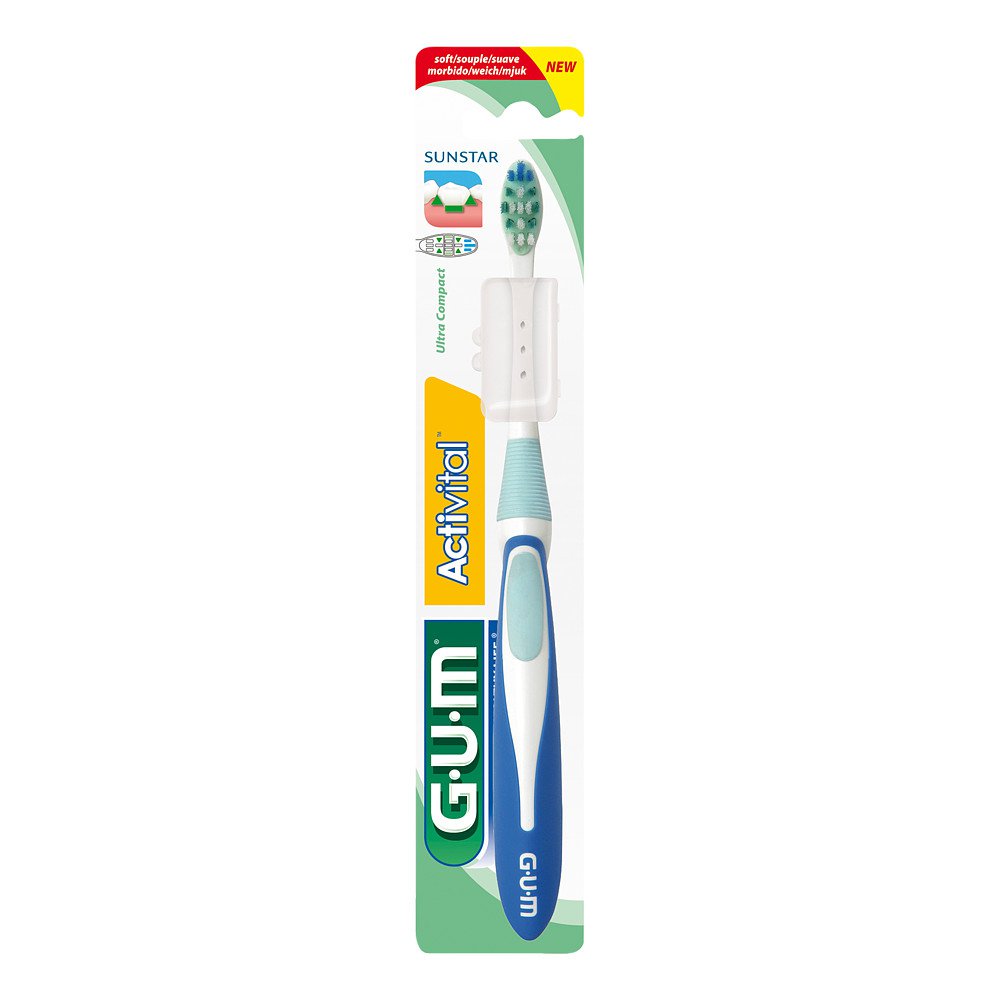 Sunstar Deutschland GmbH GUM ActiVital Zahnbürste kompakt weich 01235142