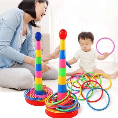 Uplift Treasures Kids Throw Circle Game Ferrule Stacked Toy Set Kids Throw Circle Game Ferrule Stacked Toy Set