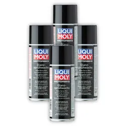 4x Wachs LIQUI MOLY 3039 Motorbike Glanz-Sprühwachs Konservierung Wachs 400 ml