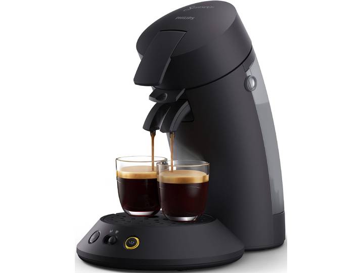 PHILIPS SENSEO Kaffeepadmaschine Original Plus CSA210/60, mit zwei Kaffee-Einstellungen , schwarz, 2, Kaffeemaschinen, Kaffeepadmaschine
