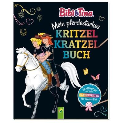Bibi & Tina • Mein pferdestarkes Kritzel-Kratzel-Buch, Taschenbuch von Schwager & Steinlein Verlag, Schwager & Steinlein, 978-3-8499-2301-3