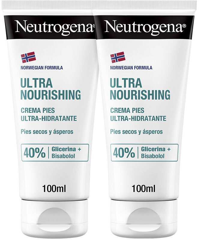 Neutrogena Crema Pies ULTRA-HIDRATANTE lote 2 x 100 ml