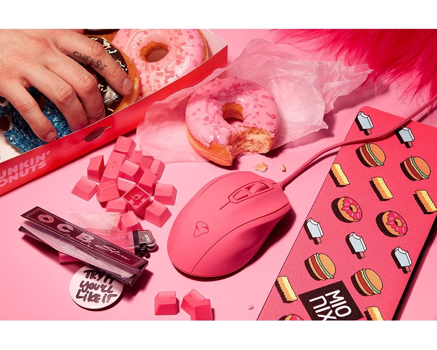 Mionix Gaming en Kunstenaars Muismatten: Castor en Frosting