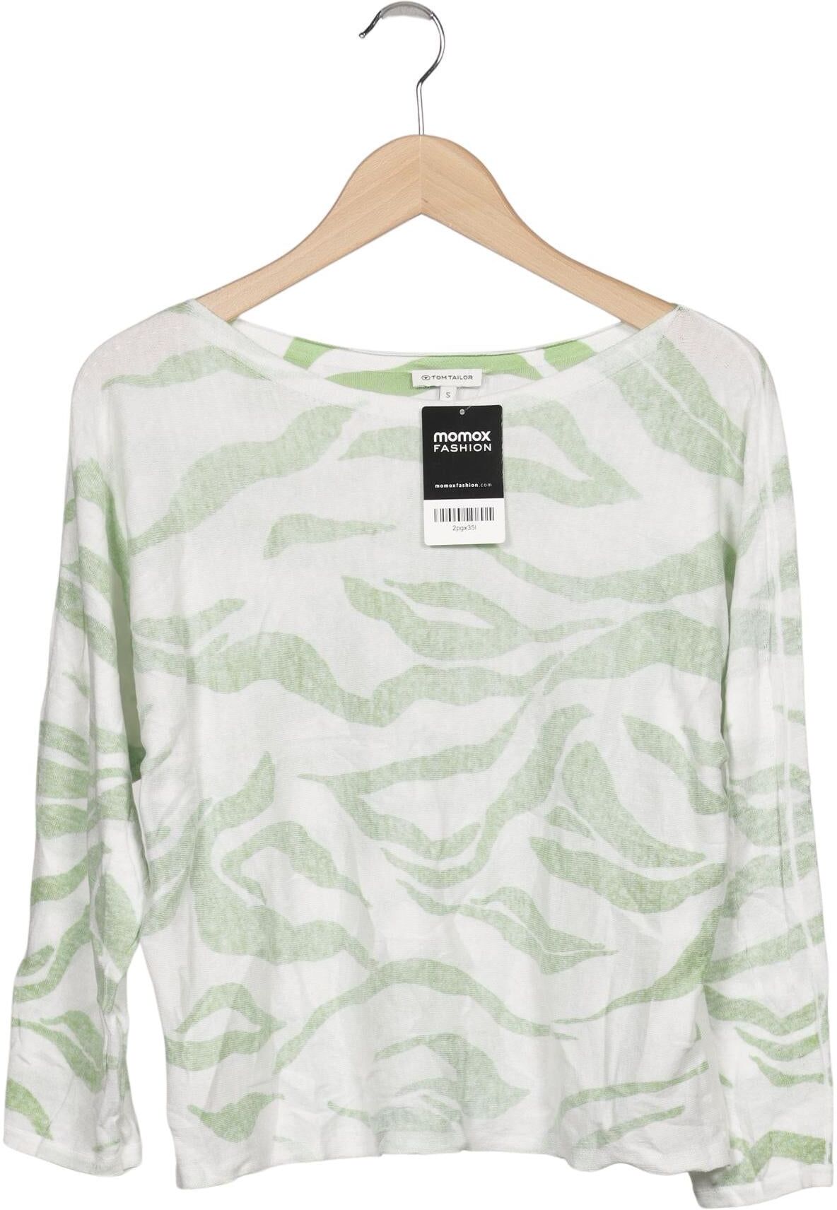 Tom Tailor Damen Pullover, Mehrfarbig, Gr. S, Baumwolle - Second Hand
