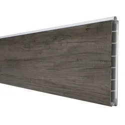 GroJa BasicLine PVC Stecksystem Einzelprofil schmal monument_oak