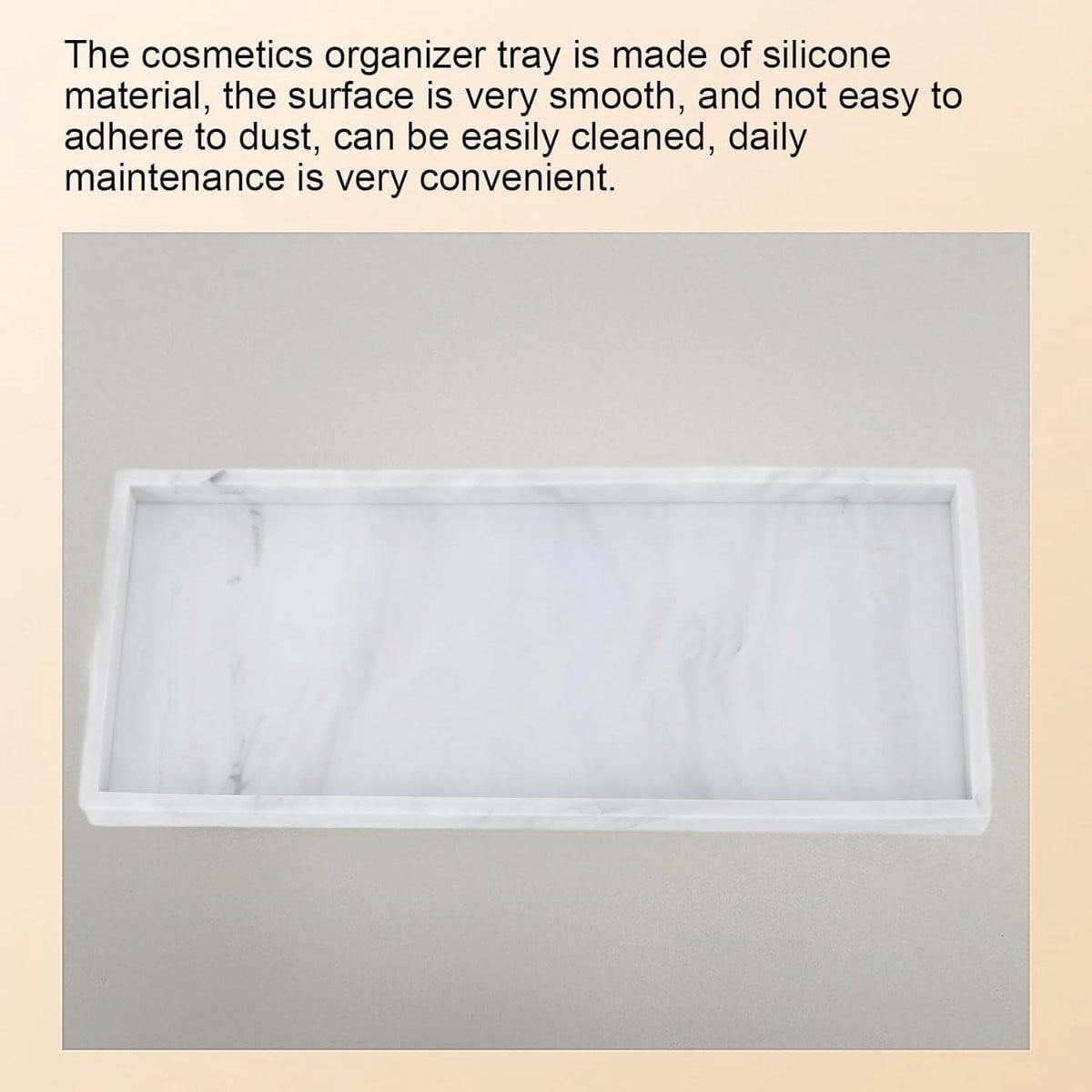Witte Siliconen Sorteerlade met Verdelers voor Keuken of Badkamer, Breedte: 30 cm, Diepte: 12,4 cm