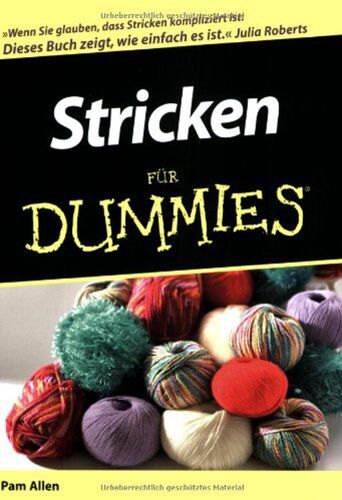 Pam Allen - Stricken für Dummies - Preis vom 12.10.2026 11:37:12 h