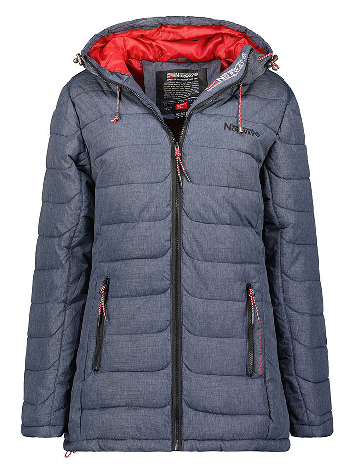 Geographical Norway Steppjacke "Astana" in Dunkelblau - S