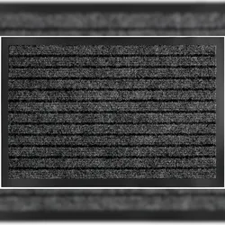 KARAT Schmutzfangmatte "Dura" - Türmatte für Innen & Außen / 40 x 60 cm (Anthrazit)