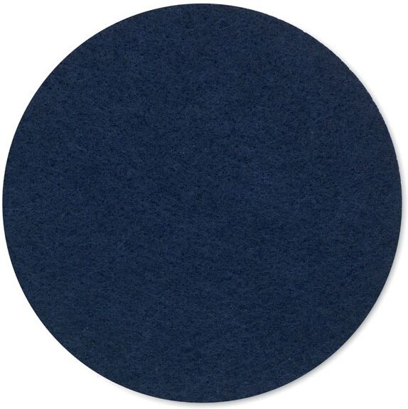 Sous-verre rond en feutre RPET - FELTSTER bleu