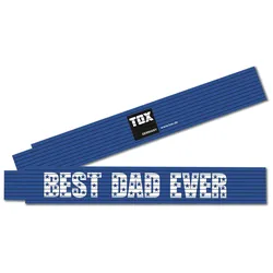 TOX Meterstab "BEST DAD EVER" Holz