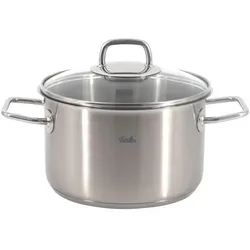 Fissler Hamburg Kochtopf 24cmmit Glasdeckel, Pfanne + Kochtopf, Silber