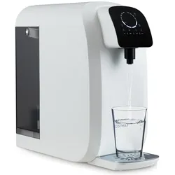 Helloshop26 - Tisch-Wasserfilter 44 x 19 x 41 cm Sofortige Reinigung kompaktes Design aus weißem ABS 20_0018248